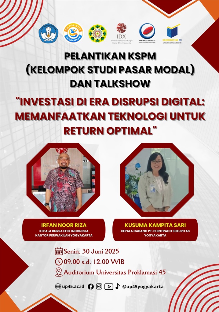 Pelantikan Pengurus dan Anggota Kelompok Studi Pasar Modal (KSPM) dan TalkShow